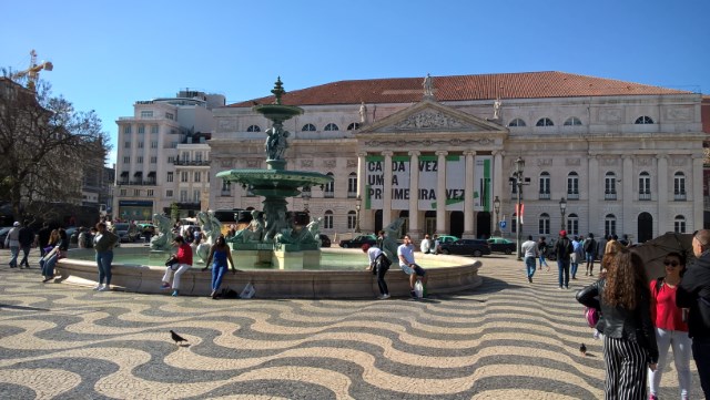 Lissabon, monumentaal plein